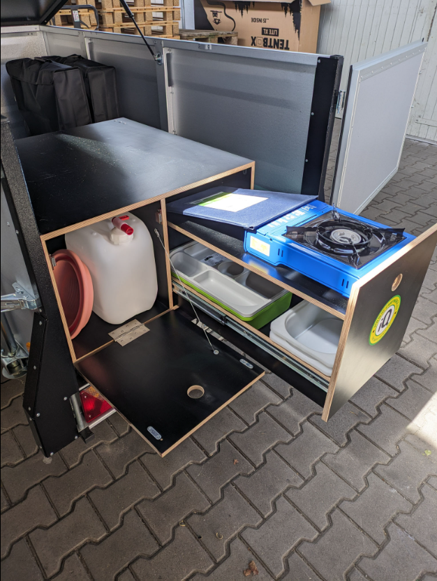 TentBox Lite XL Dachzelt-Anhänger mieten