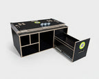 gefräste Camperbox mit Schublade und Bettkonstruktion