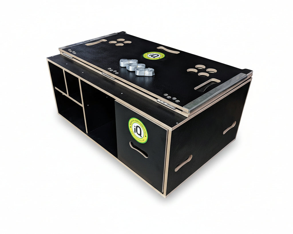 iQ-Campingbox 3.0 Low Budget aus Multiplex gefräst