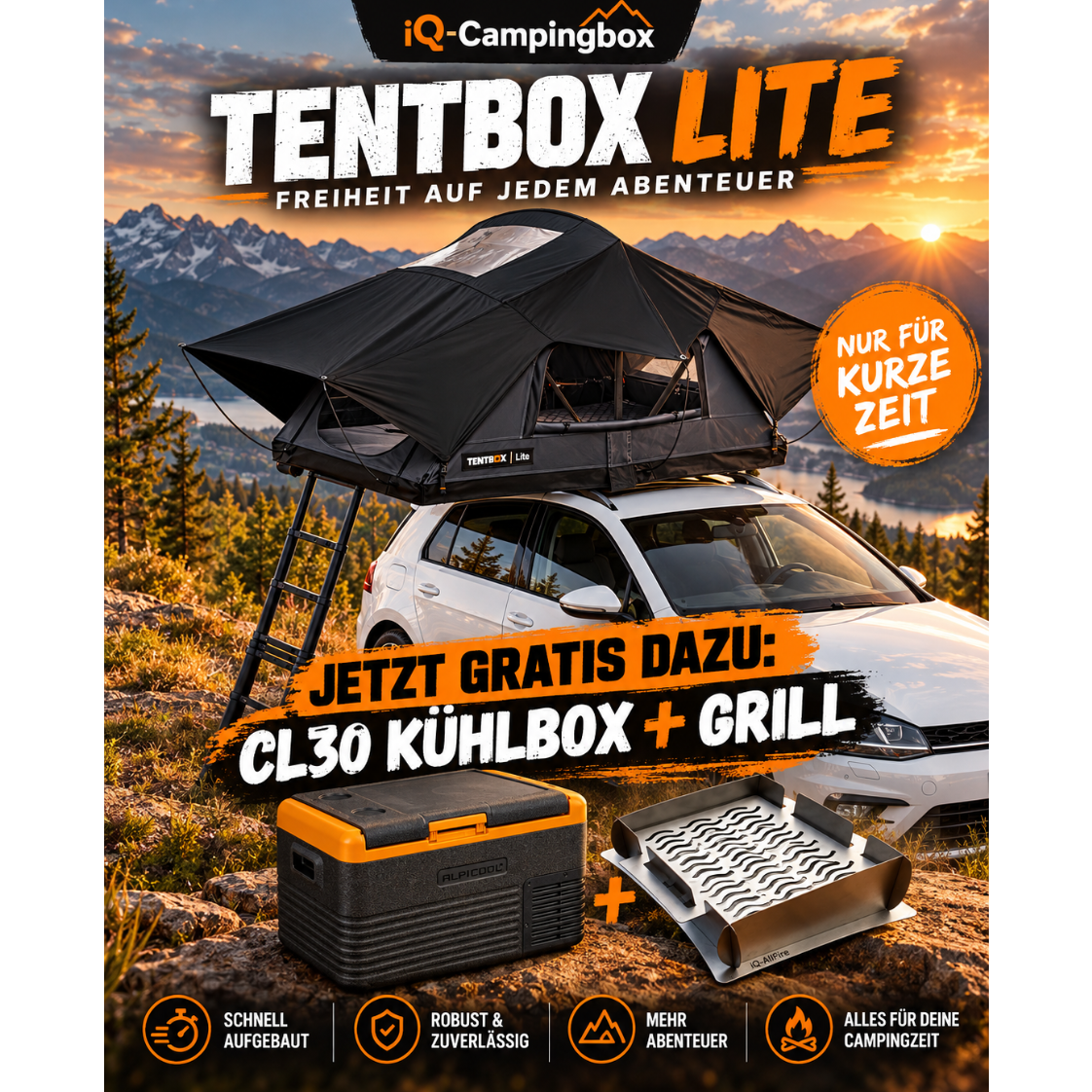 TentBox Lite 2026 Mega-Sale inkl. Kompressor Kühlbox...
