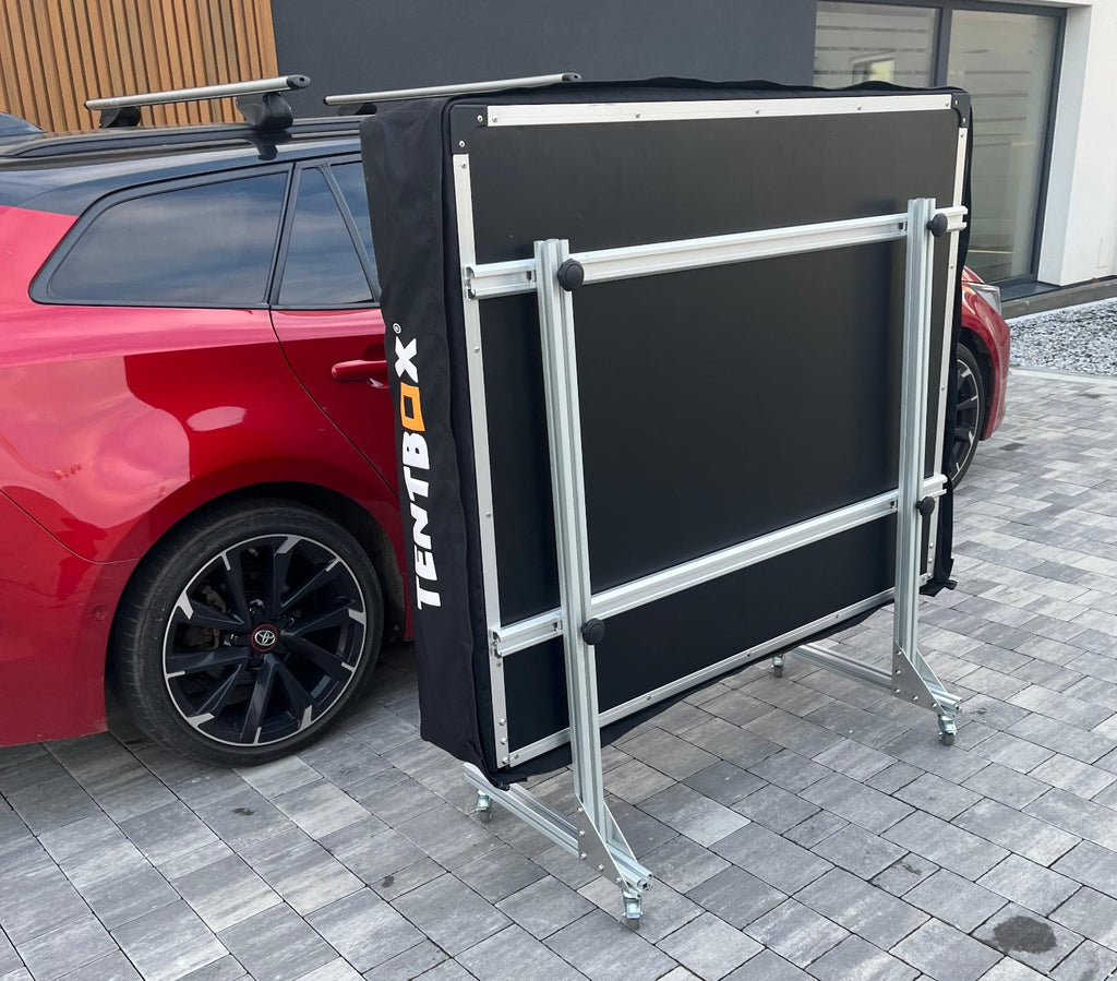 Mobiler Dachzelt-Ständer & Transportwagen